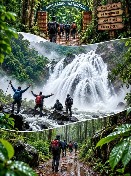 Dudhsagar Waterfall Monsoon Trek